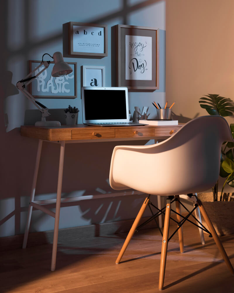 neat-organised-workspace-with-laptop workspace