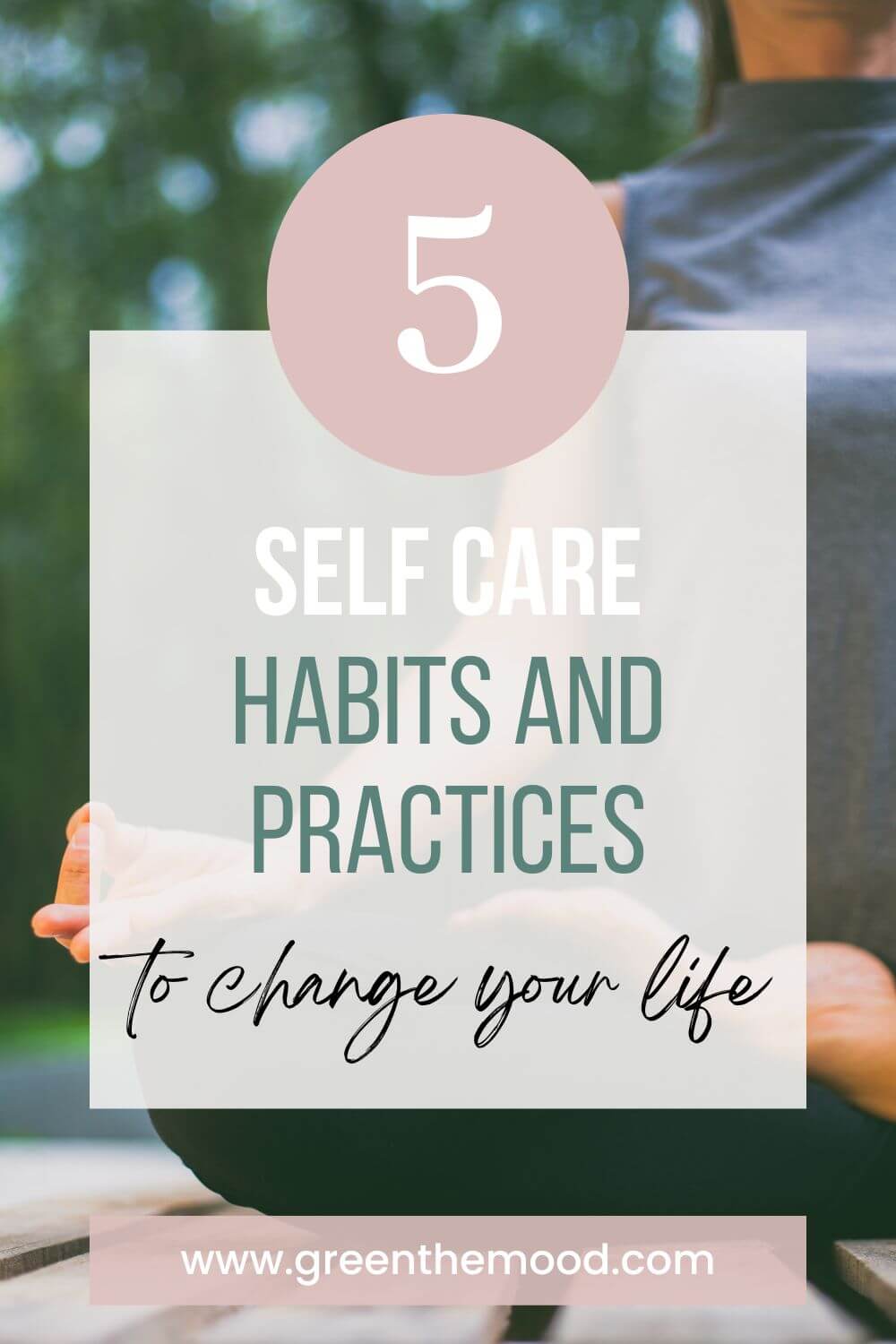 Green and Pink Healthy Diet Pinterest Pin (1) (1) 5 simple self-care habits for your daily routine - 1