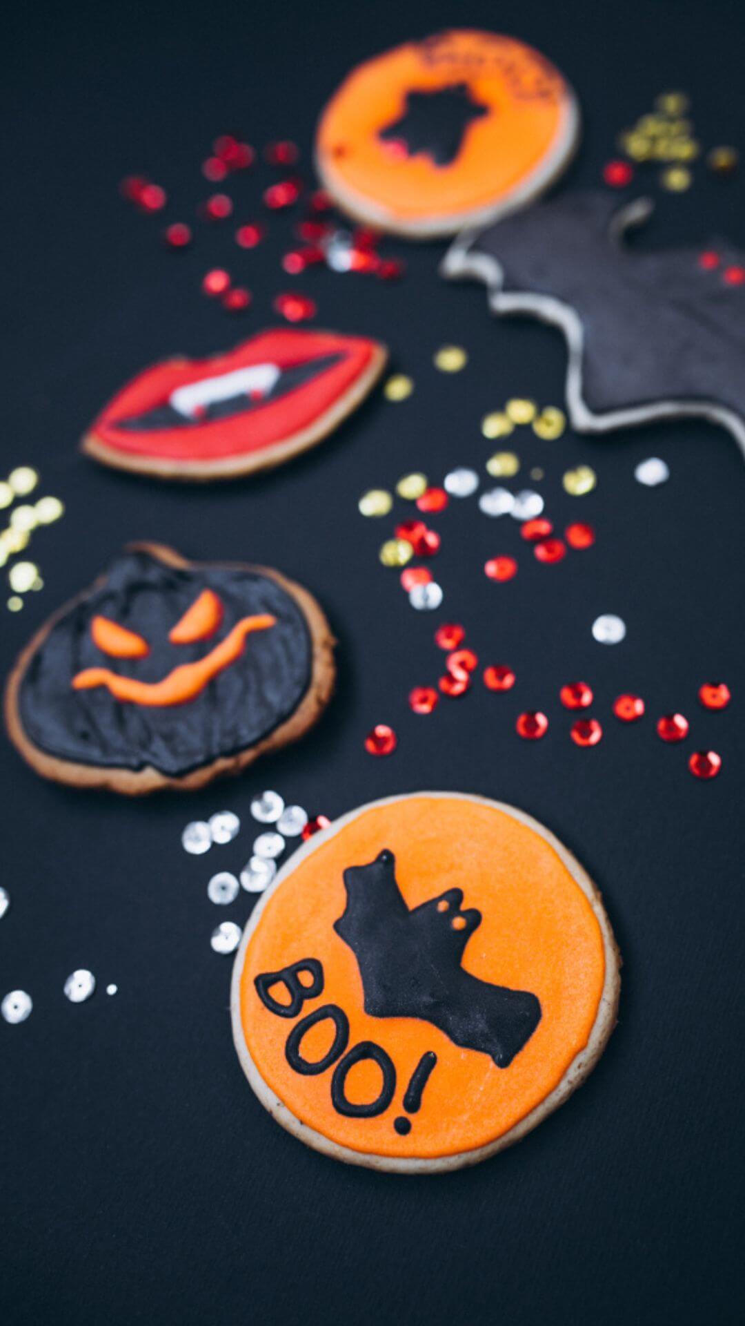 halloween phone wallpaper bat gingerbread halloween phone wallpaper bat gingerbread