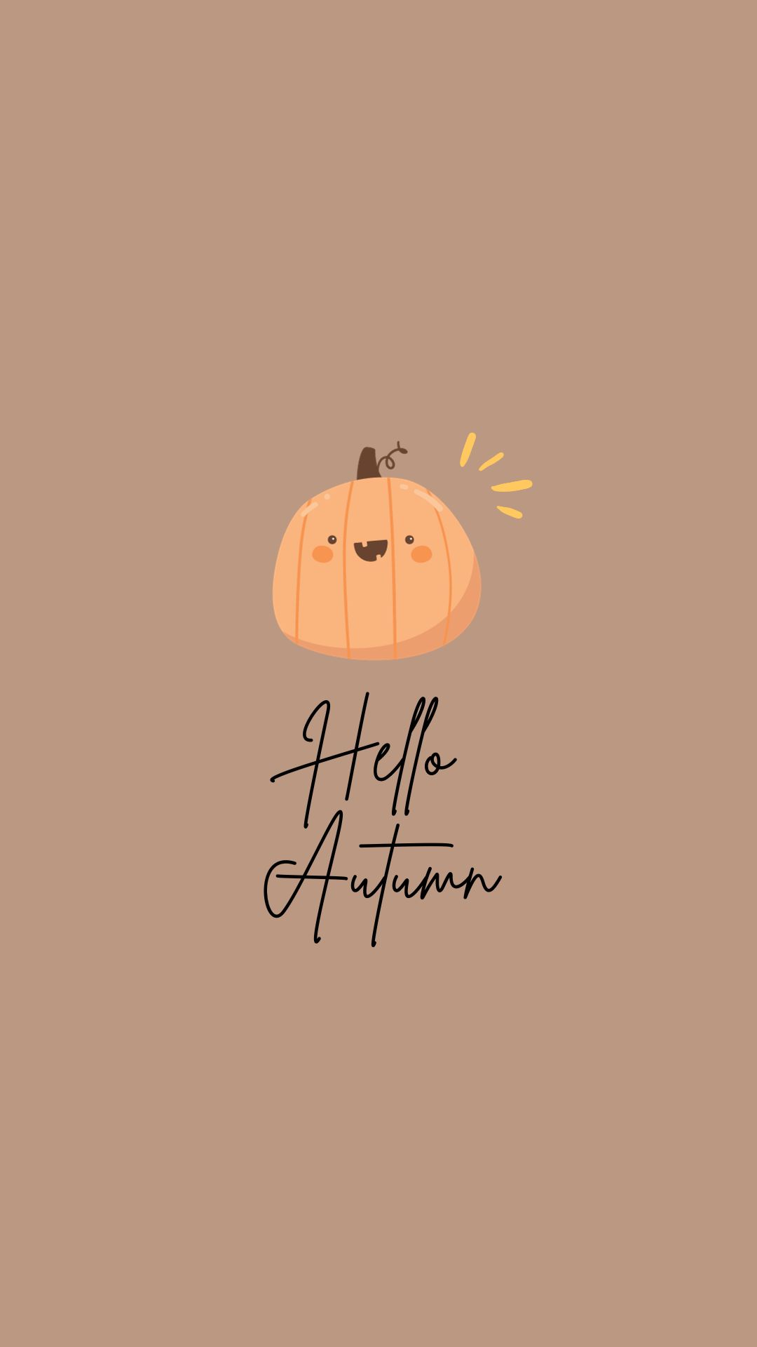 hello autumn phone wallpaper
