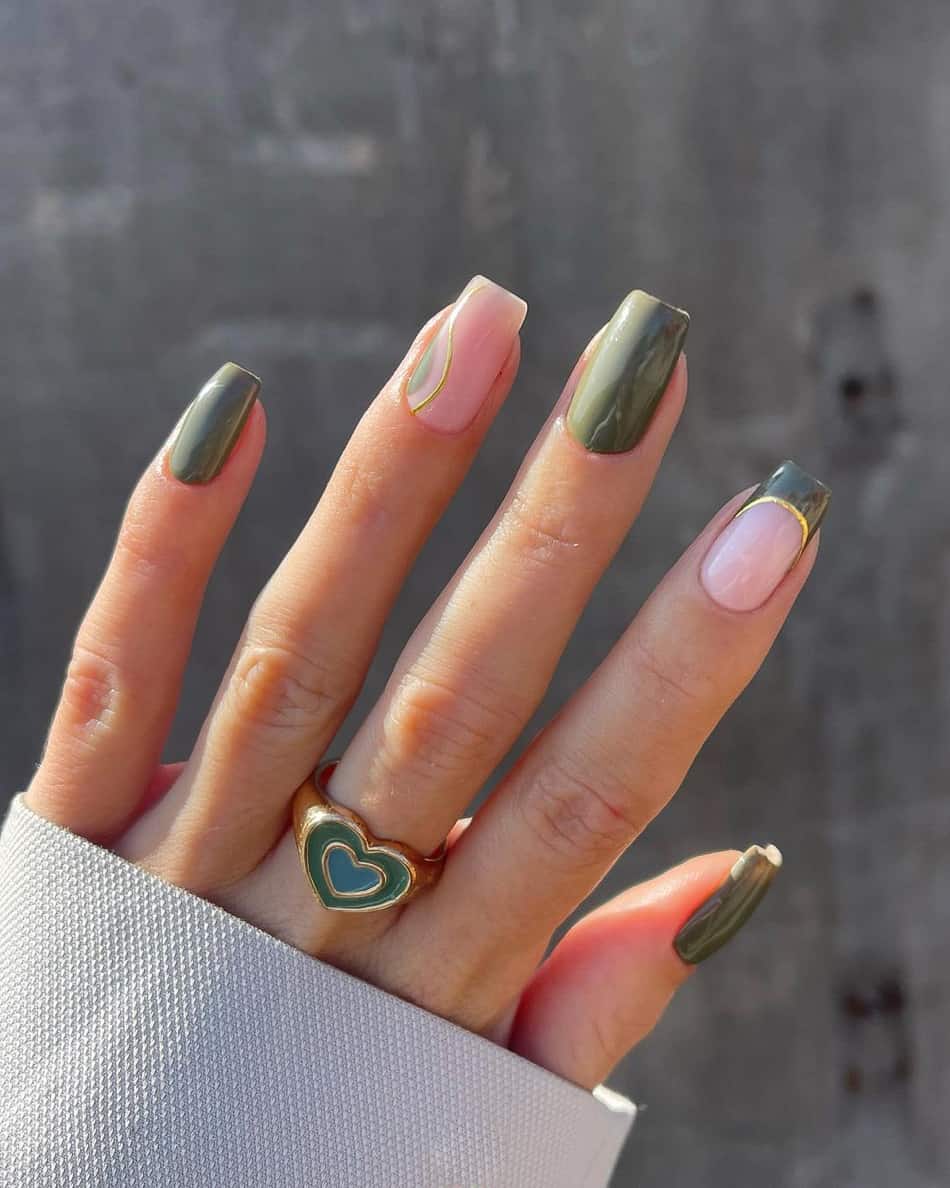 Olive-Green-Nail-Ideas Olive-Green-Nail-Ideas