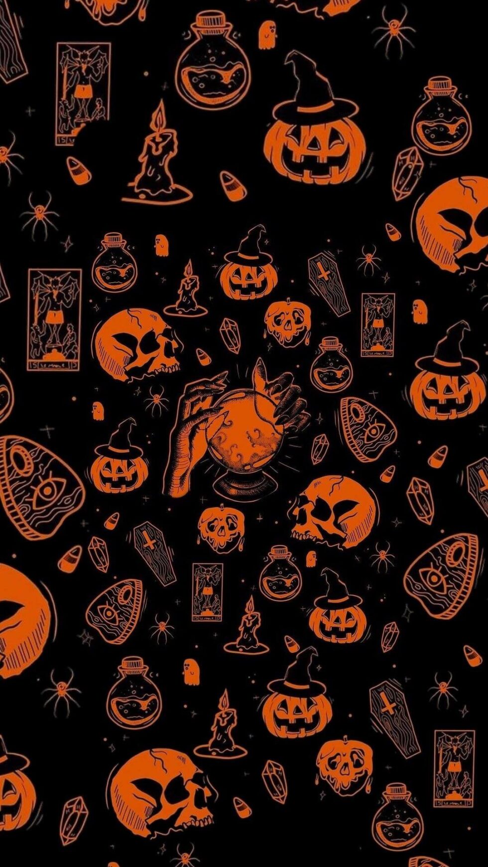30+ Free Cute and Aesthetic Halloween Phone Wallpapers
