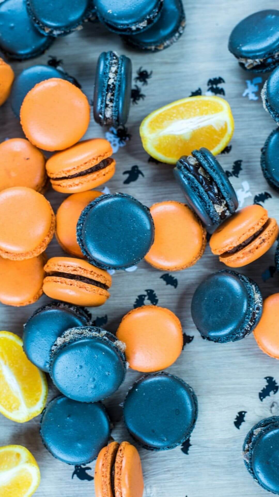 halloween macaron phone wallpaper halloween macaron phone wallpaper
