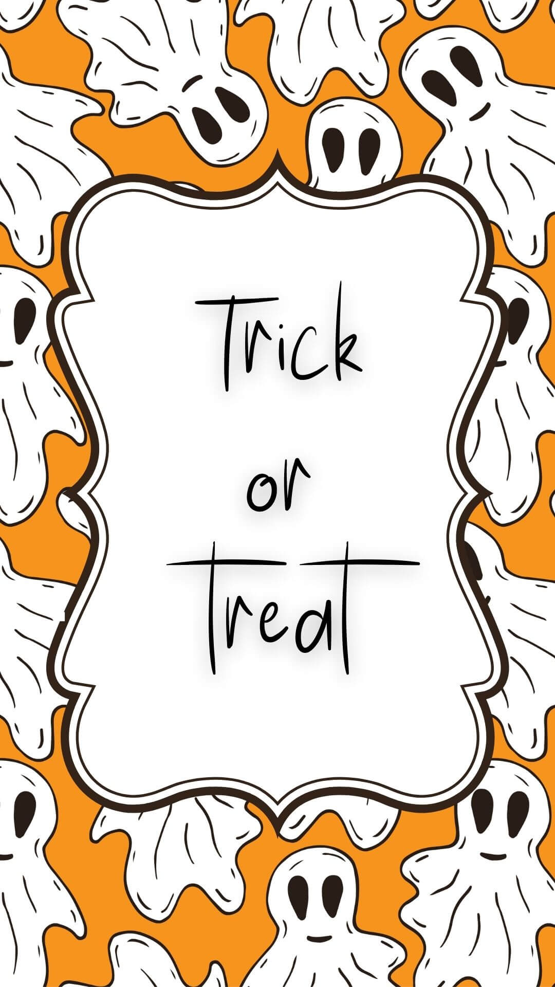 trick or treat halloween iphone wallpaper trick or treat halloween iphone wallpaper