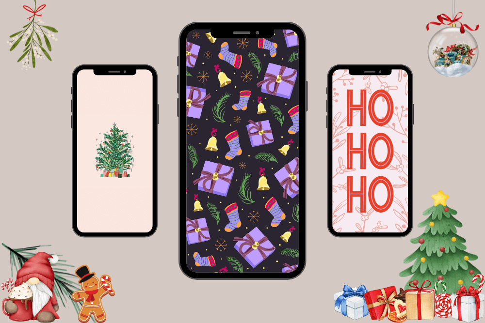 50+ Cute Christmas Phone Wallpapers iphone backgrounds