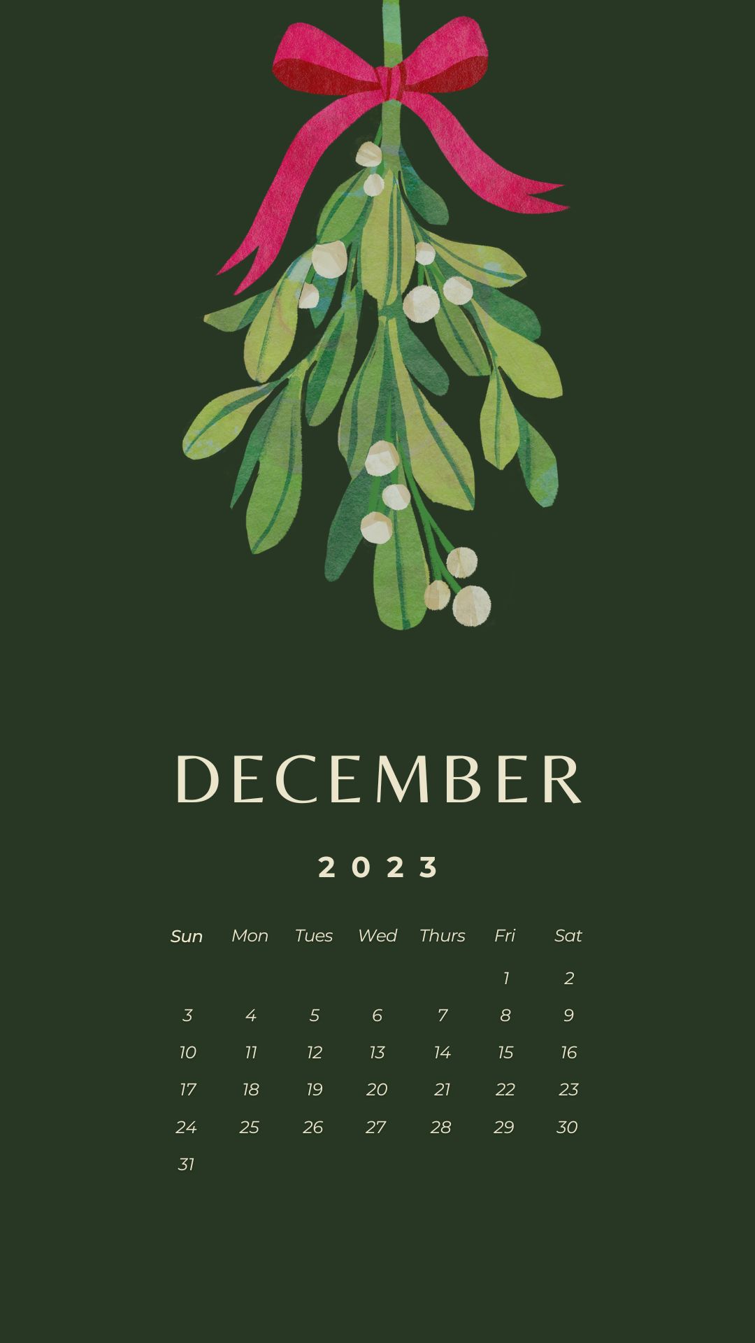 Christmas Mistletoe Winter Phone Wallpapers Christmas Mistletoe Winter Phone Wallpapers