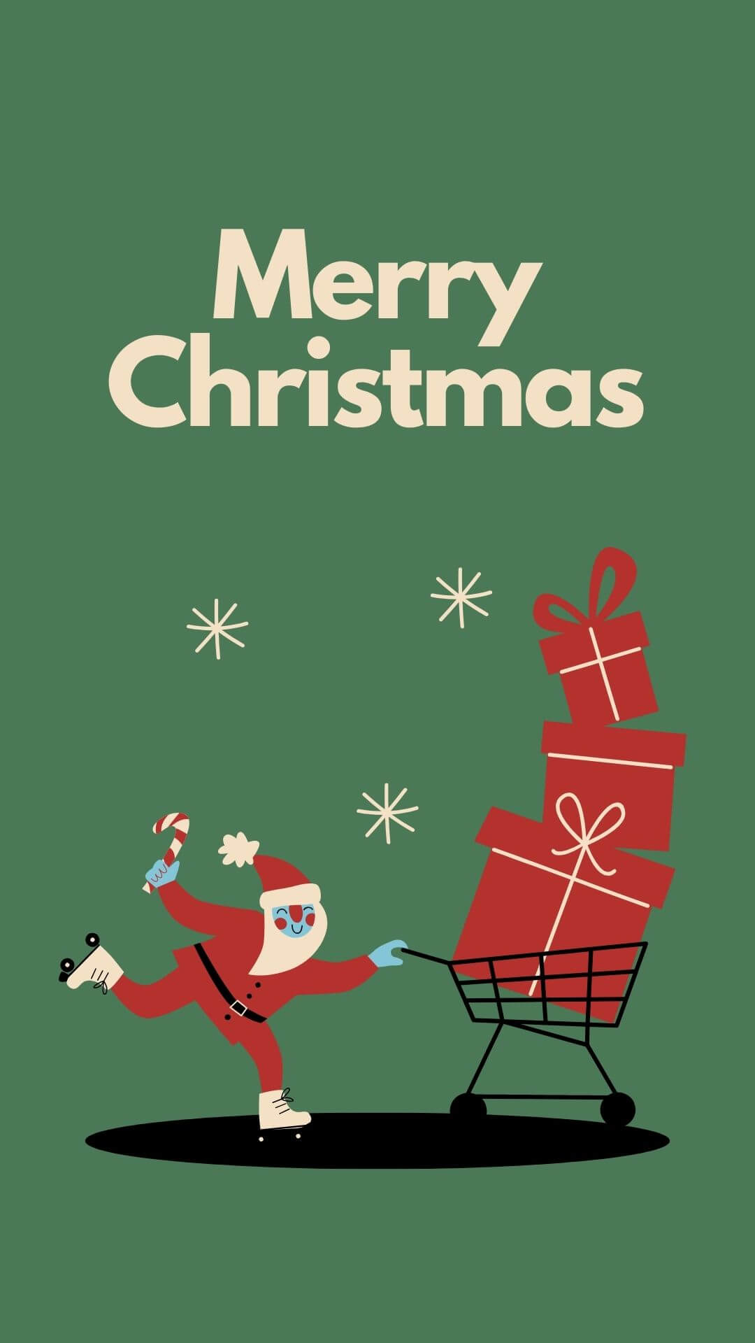 cute santa christmas phone wallpaper cute santa christmas phone wallpaper