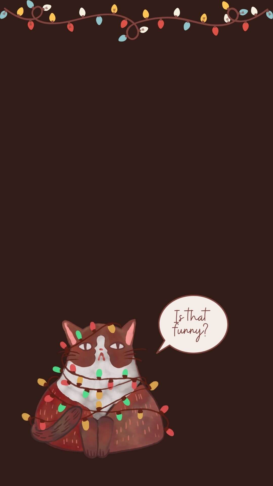 grumpy cat christmas phone wallpaper grumpy cat christmas phone wallpaper