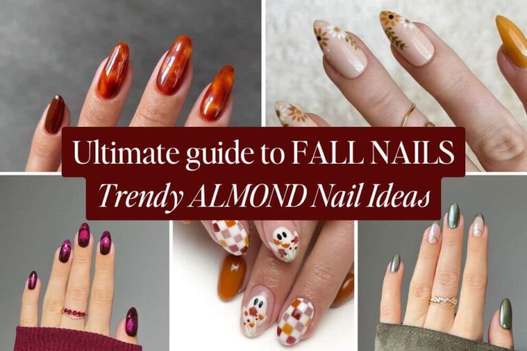fall nails almond nail ideas