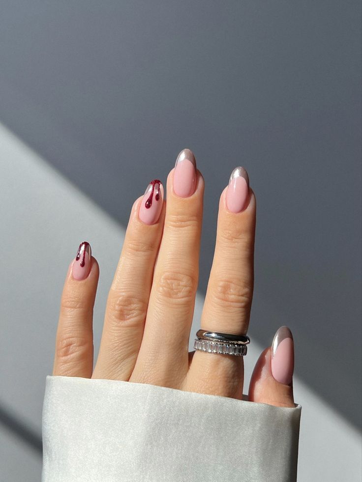Halloween nails -Vampires French Kiss Halloween nails -Vampires French Kiss