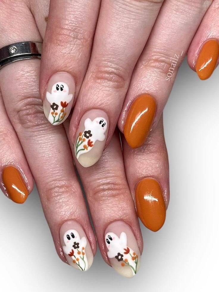 Short Halloween Nails That Are Spooky Short Halloween Nails That Are Spooky