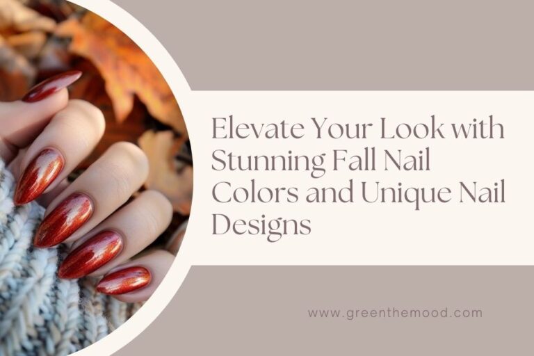 Stunning fall nail colors and unique nail designs