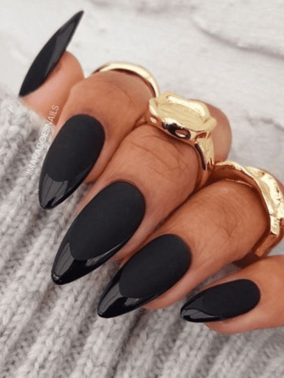 black nails for fall black nails for fall