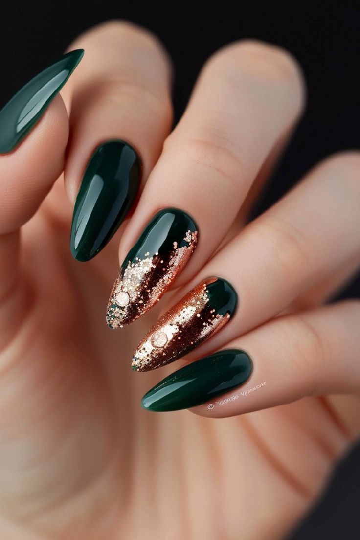 green fall nail colors green fall nail colors