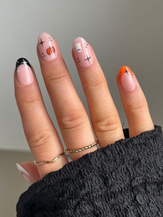 spooky halloween nail spooky halloween nail