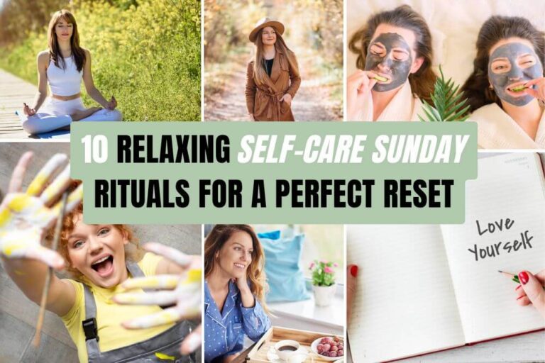 Relaxing self care sunday rituals