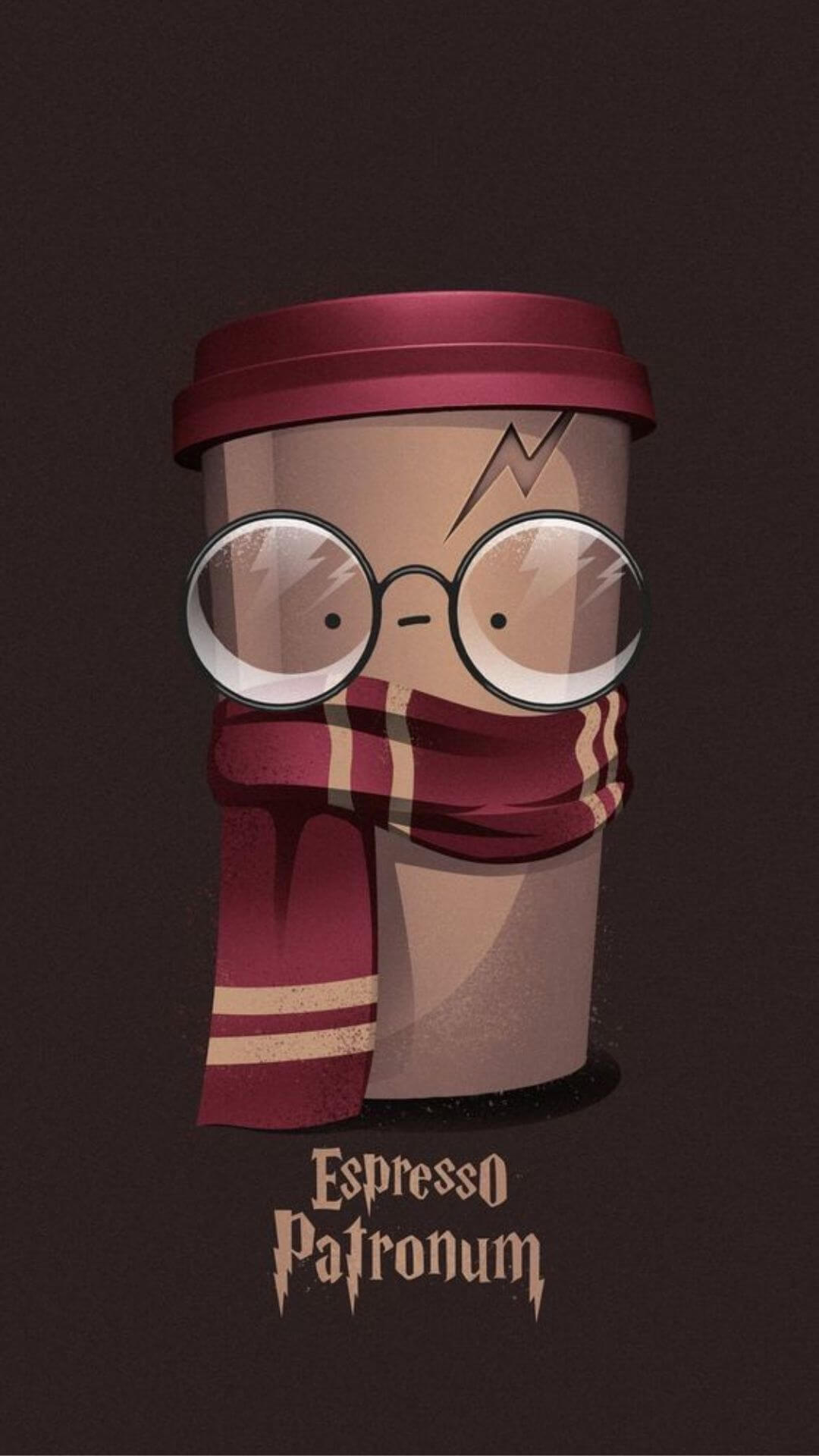 Espresso Patronum phone wallpaper