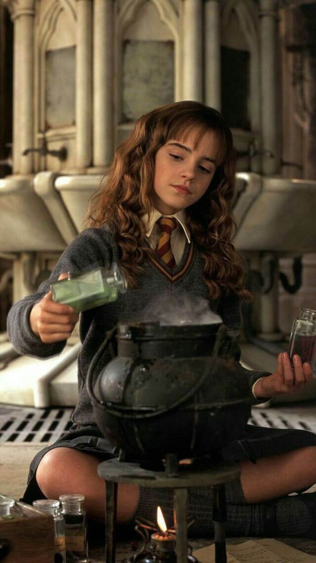 Hermione from Harry Potter - phone wallpaper