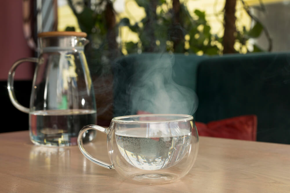drinking warm water in the morning drinking warm water in the morning