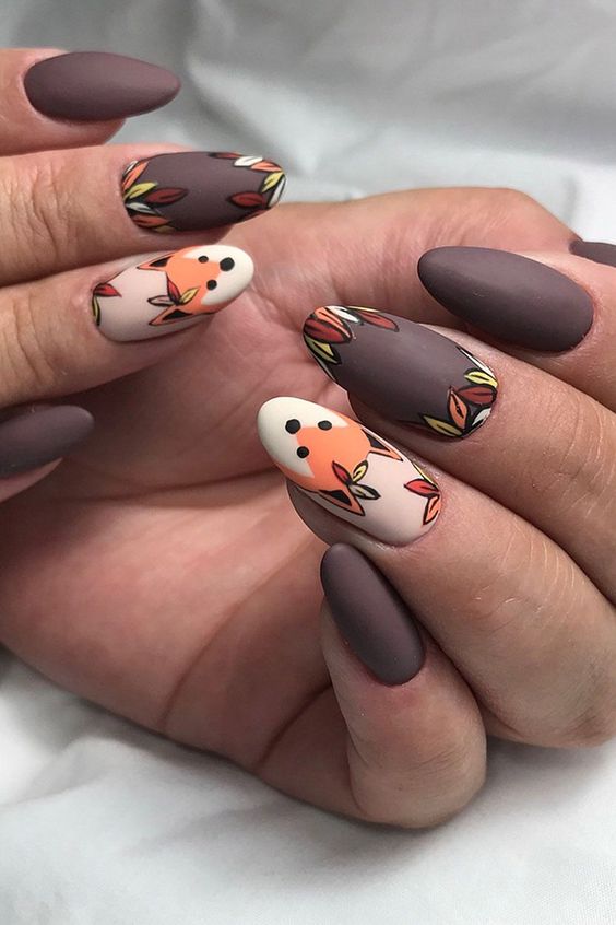 fox nails for fall fox nails for fall
