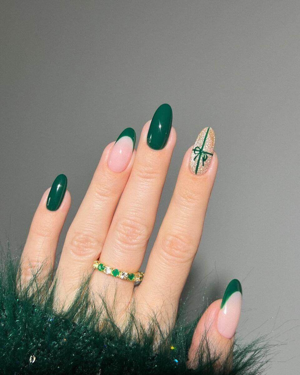 pine green nails pine green nails