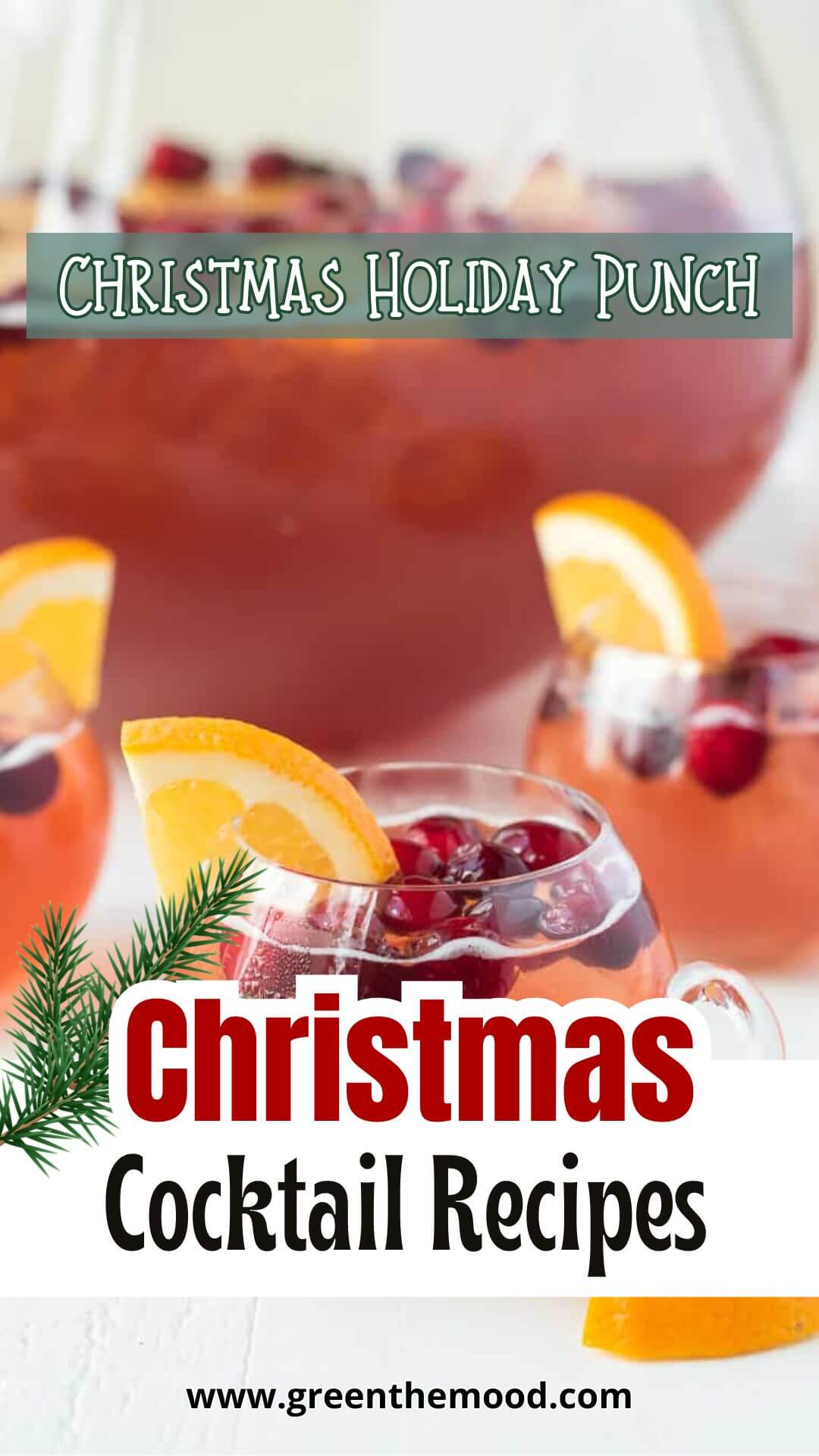 Christmas cocktail recipes - christmas holiday punch (1) Christmas cocktail recipes - christmas holiday punch