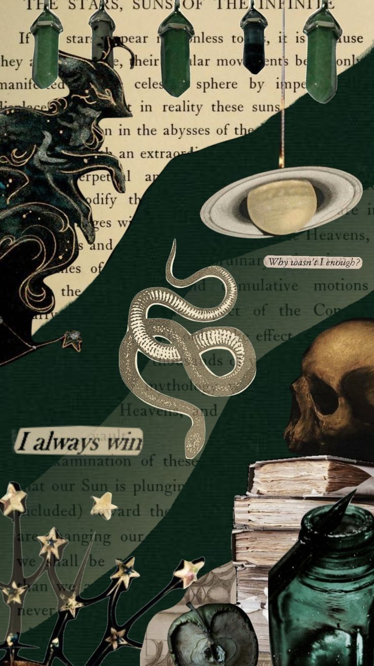 Slytherin phone wallpaper 1