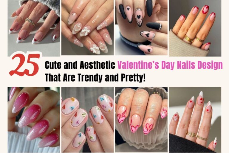 cute and aesthetic valentines day nails designs