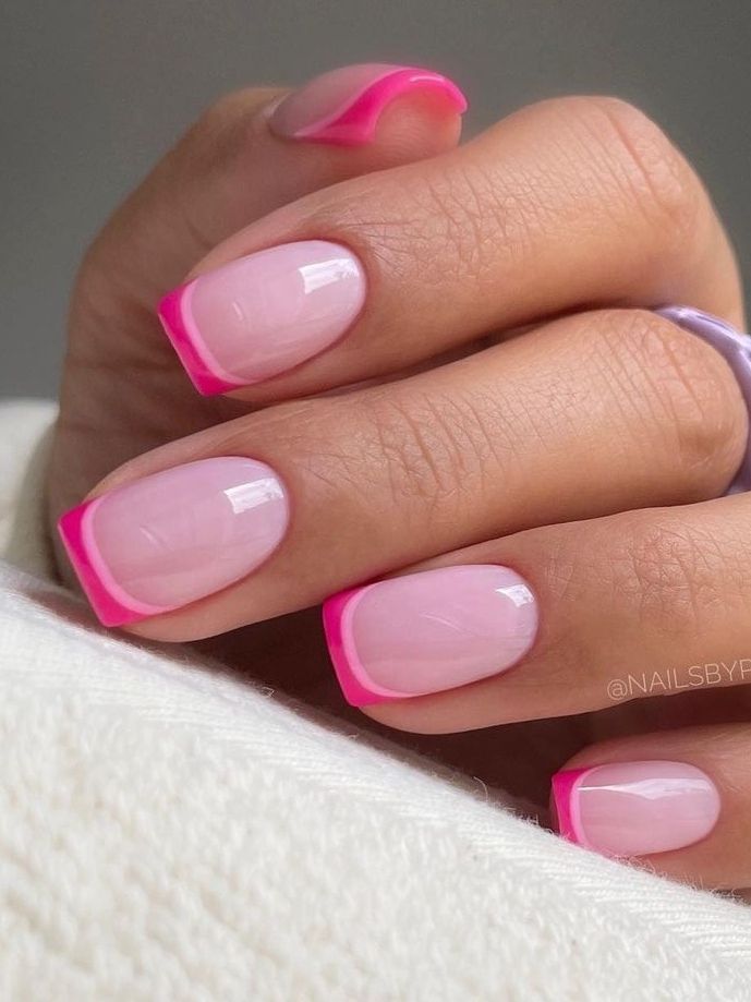 Chic Pink French Tips for Every Occasion Chic Pink French Tips for Every Occasion
