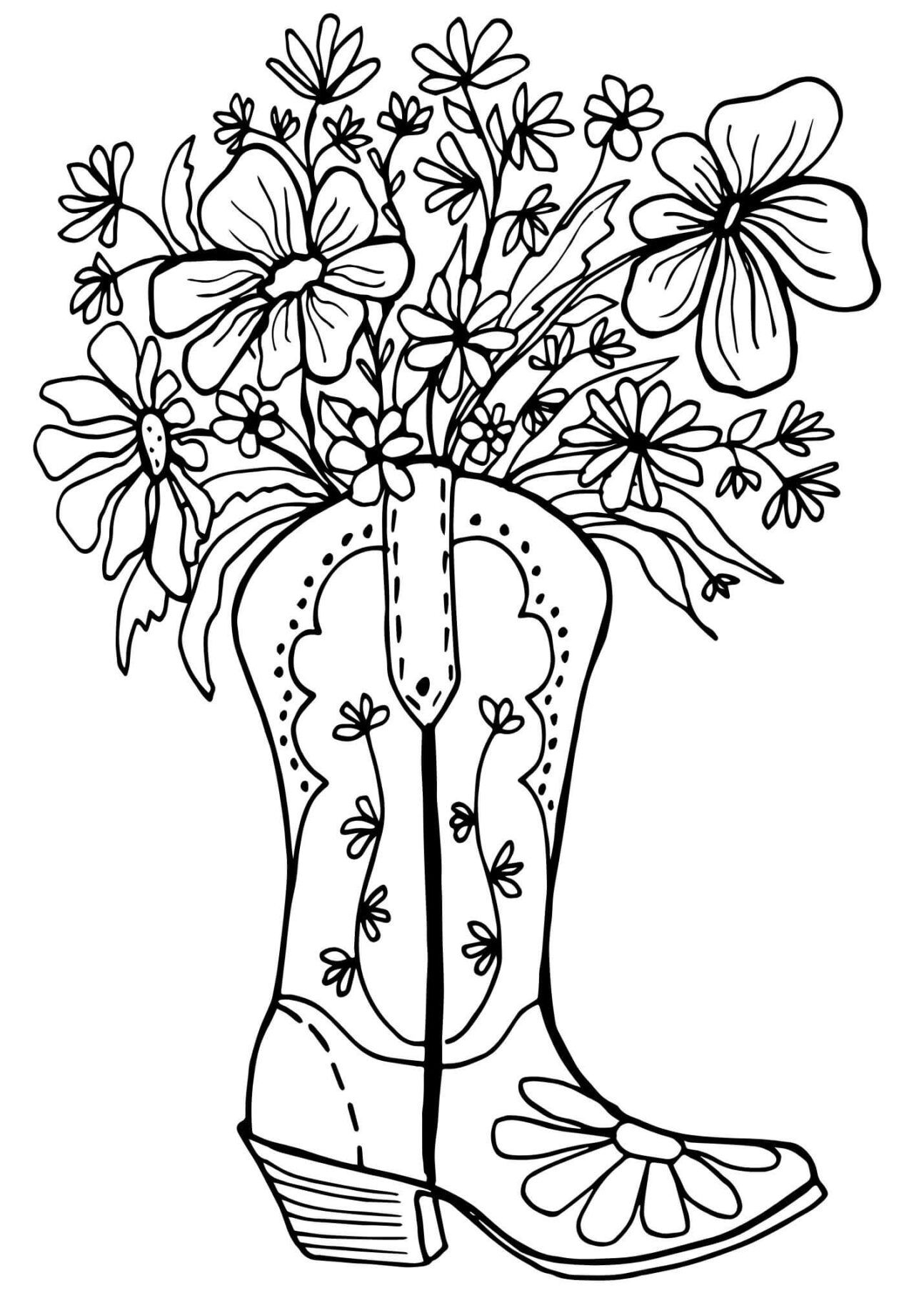 25 Cute and Aesthetic Spring Coloring Pages for All Ages (Free PDF ...