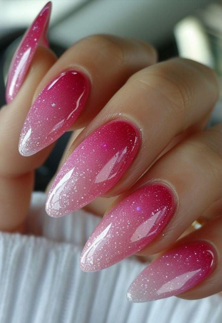 romantik soft pink ombre nails romantik soft pink ombre nails