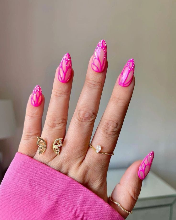 stunning Pink Butterfly Nails You’ll Fall in Love With stunning Pink Butterfly Nails You’ll Fall in Love With