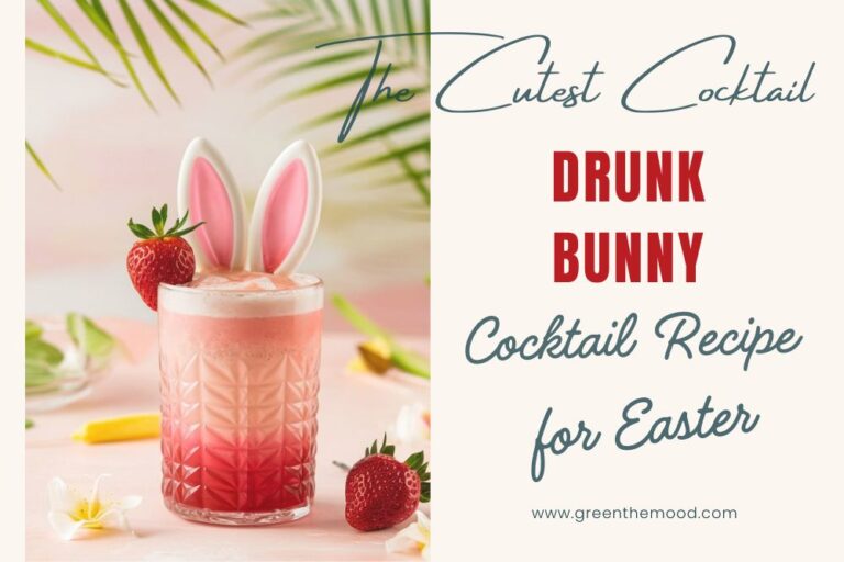 Drunk Bunny Cocktail recipe for Easter