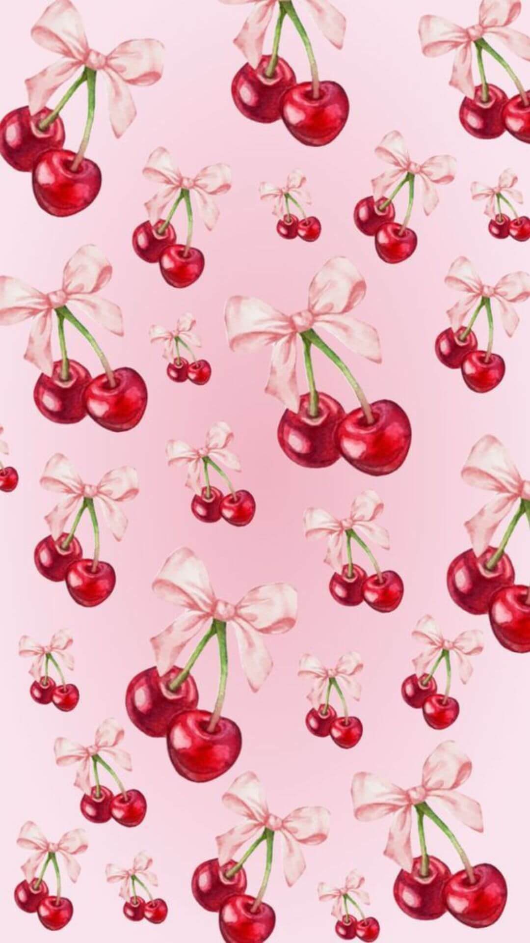 cherry phone wallpaper aesthetic