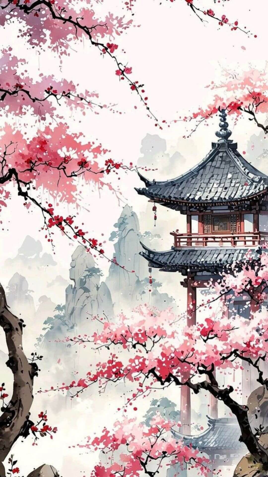 sakura phone wallpaper - Japanese cherry blossom sakura phone wallpaper - Japanese cherry blossom