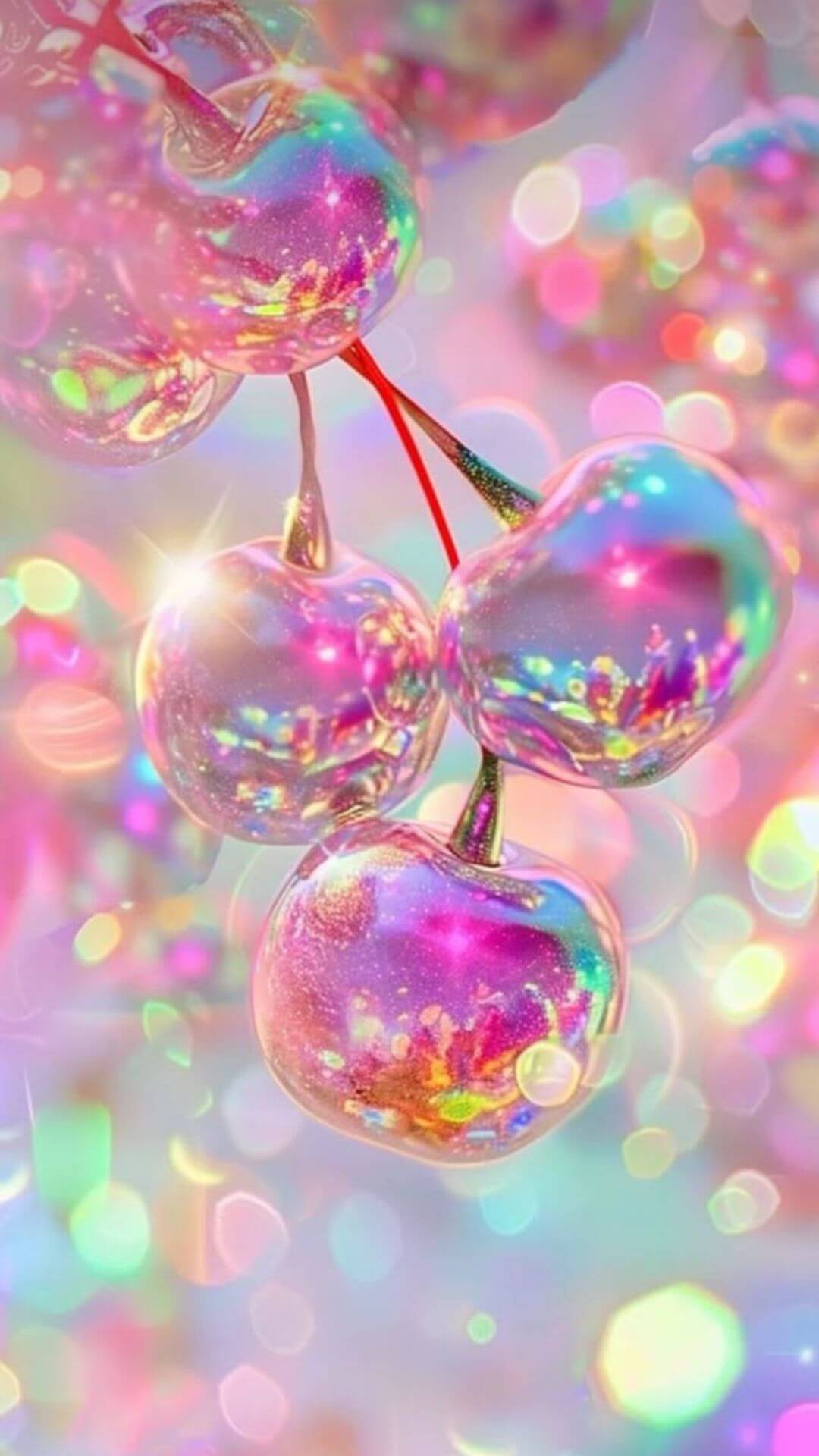 shiny modern cherry wallpaper