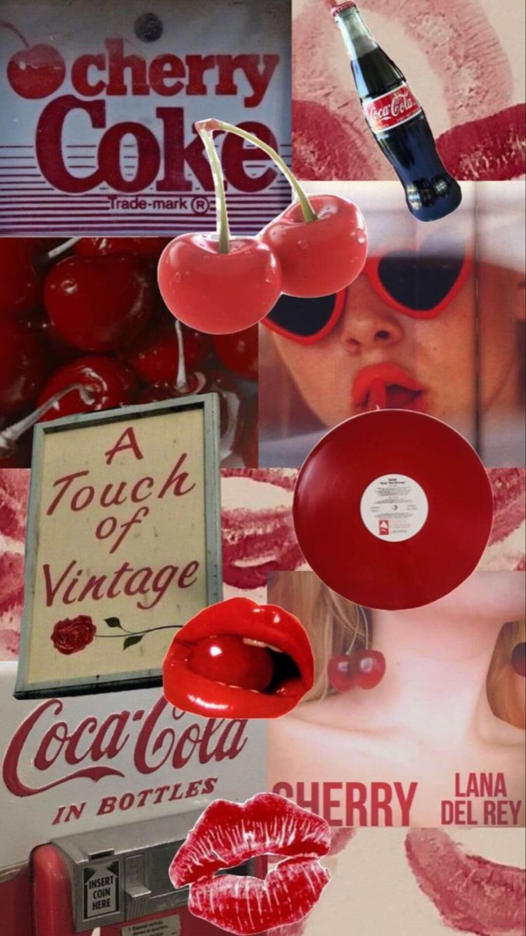 vingage cherry wallpaper 1