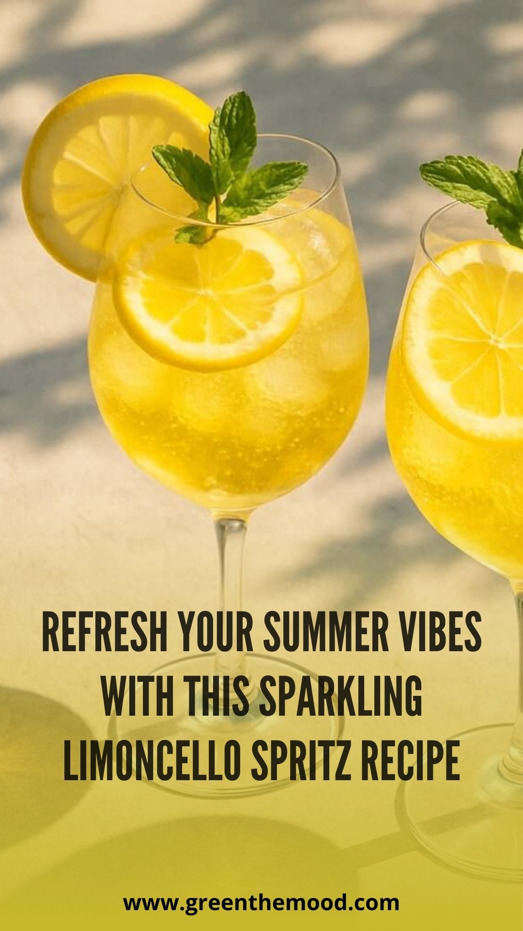 refresh your summer vibes with this sparkling limoncello spritz recipe refresh your summer vibes with this sparkling limoncello spritz recipe