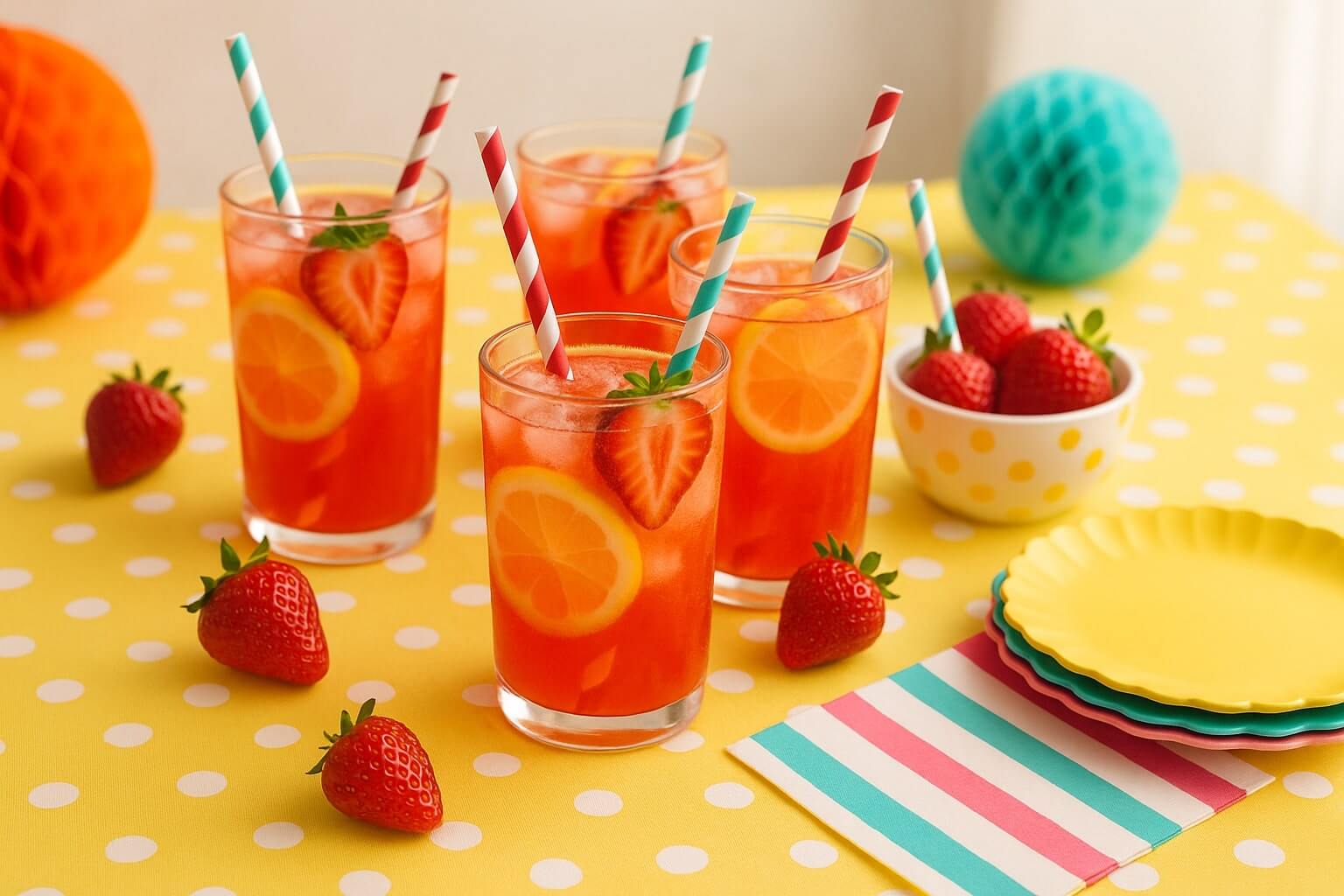 strawberry lemonade - summer party drinks strawberry lemonade - summer party drinks