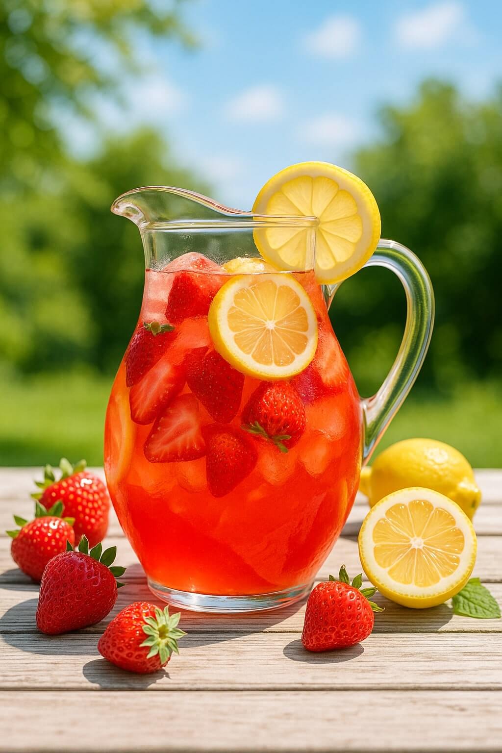 strawberry lemonade strawberry lemonade recipe for summer parties