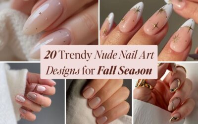 20 Trendy Nude Nail Art Designs for Fall Season
