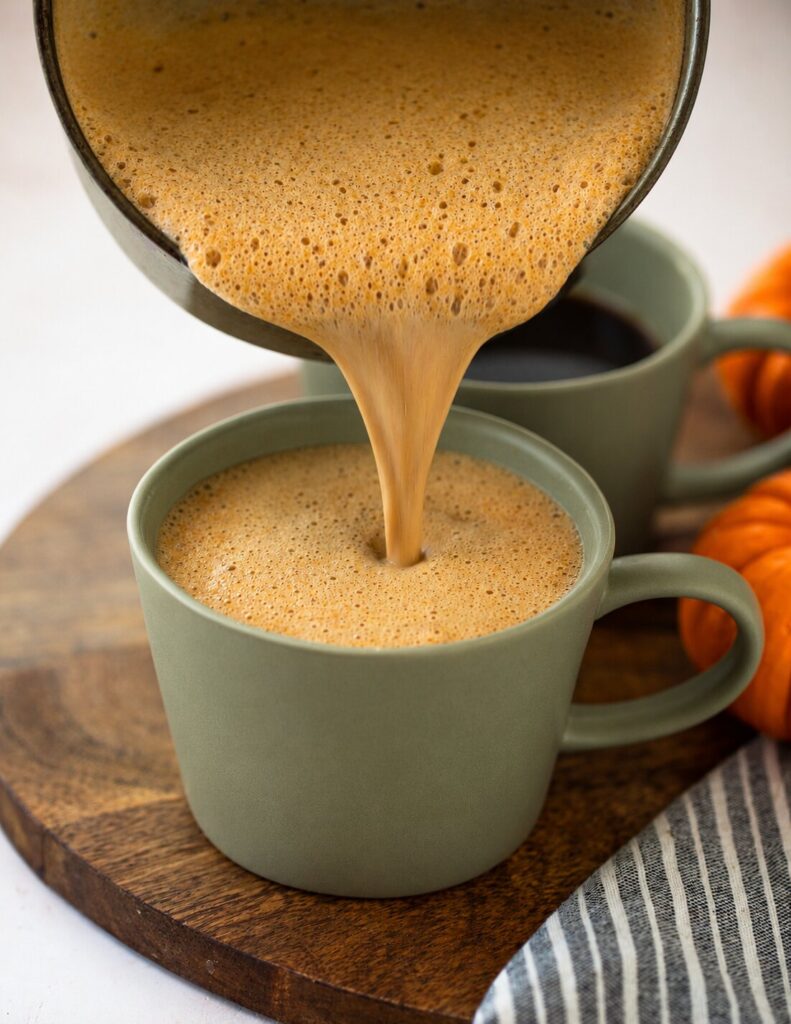 pumpkin spice latte for fall