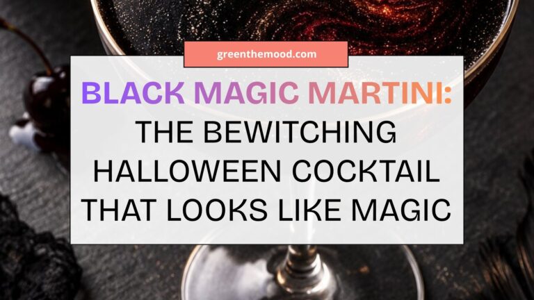Black Magic Martini: The Bewitching Halloween Cocktail That Looks Like Magic
