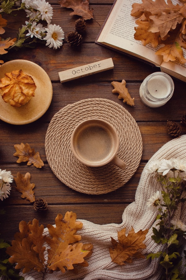 october coffee autumn phone wallpaper
