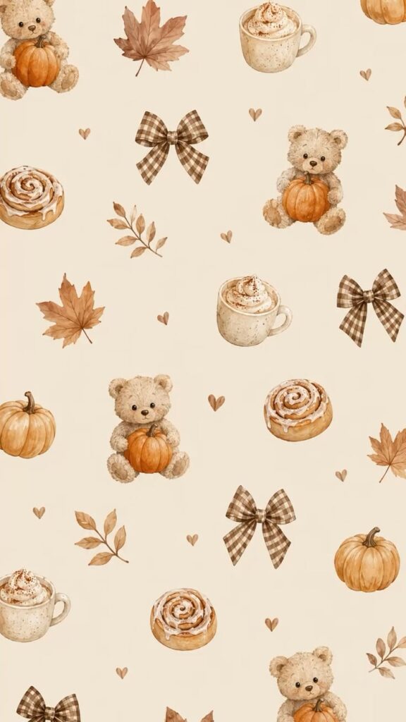 warm cozy autumn background wallpaper