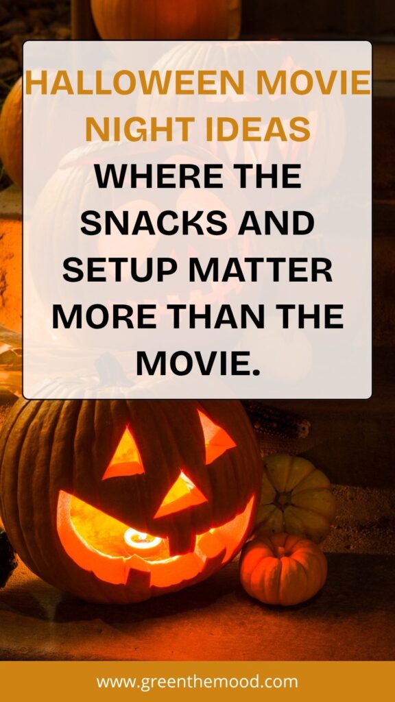 Halloween Night In Ideas for People Who'd Rather Hide From the Doorbell 4 Halloween Movie Night Ideas – Halloween Night In With Snacks